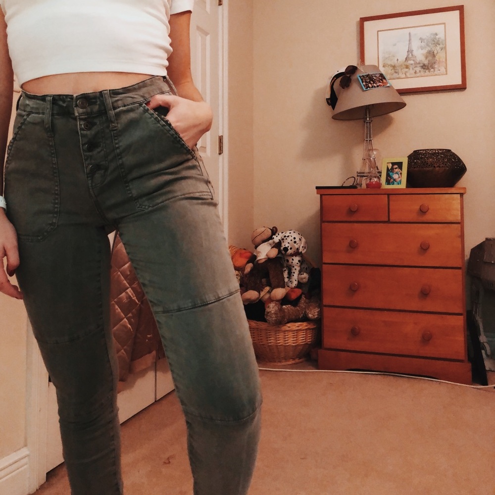 Olive Jeggings